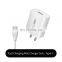 3C Certified Quick Charging Power Mini Style USB Port US Plug Charger with Data Cable USB-Lightning / Micro / Type C