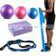 5 Pcs/Set Yoga Ball Set Gym Pilates Yoga Set With Towel Block Elastic Exercise Band And Yoga Straps