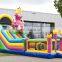 Outdoor Custom Inflatable Princess Bouncy Castle Slide Kids Playground For Sale
