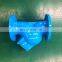 China factory price PN16 ductile iron y type water filter GGG50 3 inch DN80 flange y strainer
