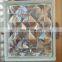 clear rhombus glass block