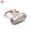 JD-4006 high quality lockable full welded water  mini ball valve