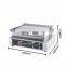 Single Head Panini Grill Sandwich Maker Flag Groove Hot Plates Contact Grill With Factory Price
