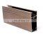 Russia l Shaped Aluminium Profile Series Green Natural Wood Grain Aluminium Profile
