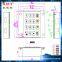 waterproof vandal proof metal number keypad 3502B
