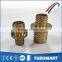 DZR tube fitting gas water galvanized brass unequal straight pex pipe union