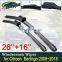 for Citroen Berlingo 2008~2018 B9 Car Wiper Blades Front Windscreen Wipers Car Accessories 2011 2012 2013 2014 2015 2016 2017