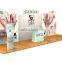 New Product folding stand Exhibition Booth design portable tradeshow expo wall with light