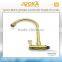 Single Handle brass Valve Core Material gold kitchen tap