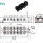 Through Feed Rail Terminal Blocks Connectors with ptic 7.40mm 600V 20A 2 - 16P