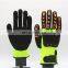 Anti-slip Sandy Nitrile Coated Cut Resistant TPR High Impact Glove Mechanic Gloves