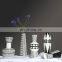 Modern Table Decoration Set Black Stripe Minimalist White Ceramic Nordic Vase For Home