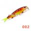 Fishing lure jointed bait soft tail minnow good action 9cm 7.4g many colors best price with VMC hook