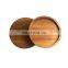 environmental dia 10cm acacia wood coasters round coffee cup wooden mat decoration mat