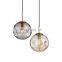 Gold Circular Chandelier LED Ring Pendant Lamp For Home Hotel