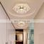 Small Ceiling Lights Round Concealed Luxury Ceiling Light 20CM 9W Ring Surface Crystal Ceiling Light