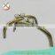 arched metal frame for purse bags with white gems