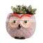 In Stock Purple Pots Planter Indoor Big Marble Garden Geometric Ceramic Animal Flower Pot