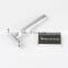 Traditional Manual Metal Adjustable Mens Chrome Plated Double Edge Shaving Safety Razor