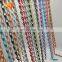 Durable decorative elegant appearance new popular aluminium metal chain strip link curtain bug door
