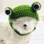 Hot Sale Woven frog pet hats, Earwarmer Cute Bucket Frog Hat with Ruffles Vietnam Supplier Cheap Wholesale