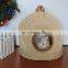 Hot Sale White rattan cat house Great furniture gift for cat Best Price Wholesale made in Vietnam