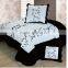 70GSM MICROFIBER EMBROIDERY QUILTED BEDSPEAD AND BEDDING SET