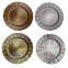 Wholesale Wedding Under Antique Bronze Plastic Charger Plates for Dinner Decoration