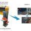 Radiator peeling tube machine for copper tube and aluminum foil