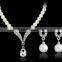 2015 best selling fashion women necklace earrings pearl accessories
