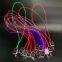 Christmas Party Decoration Light up Glow Necklace Custom LED Flashing Lanyard