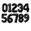 Bulk Order 0-9 Digit Balloons - 40 Inch Metallic Mylar Balloons, Event Planner Balloons for Birthdays