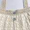 Hollow knit ethnic new 2025 vest top with lace decoration and mesh jacquard knitting