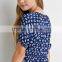 Latest Dress Designs Girls Clothing With Abstract Print Summer Dress