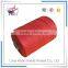 Red color 100% cone polyester sewing thread