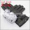 women wholesale touch finger dress leather gloves with fur lining