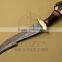 CITIZEN KNIVES,BEAUTIFUL CUSTOM HAND MADE DAMASCUS STEEL HUNTING BOWIE KNIFE