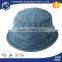 Blue denim blank bucket hat jean bucket hat at cheap price