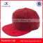 custom fashion design your own logo blank black corduroy snapback cap hat with suede flat bill wholesale