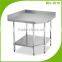 Stainless Steel Furniture Kitchen Hotel Restaurant Working Table Benches With Under Shelf China Gold Supplier