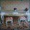 1673 1.6 meter wood with glass nail salon furniture table/manicure table