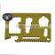 Outdoor Survival Mini Multitool Credit Card Knife With Opener for Survival Equipment Quality Choice