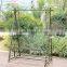 antique metal long swing hanging chair for indoor outdoor decoration