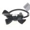new arrival black hair bow plastic acrylic hair dryer ponytail holders hair accessory