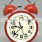 quartz analog desk clock, belling clock, 4.5" metal twin bell alarm clock