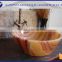 Popular bath decoration small hand wash basin i low price