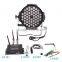 Professional Automatic DM-512 54pcs LED RGB Stage PAR Light 8Channels Lighting Effect Strobe Party Disco Show AC100-240V 60W