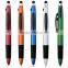 office and school supplies 3 color ballpoint pen with stylus