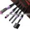 2016 new developed luxury 5pcs makeup brush kits with unique wood handle