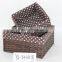 wholesale brown lovely home storage basket with fashion liner